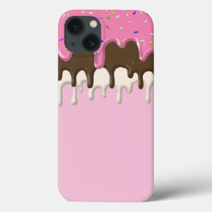 IJs crème roze frosting strooisel druppel Case-Mate iPhone Case