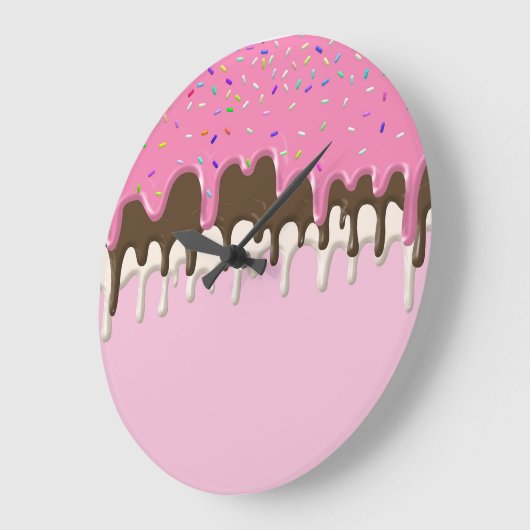 IJs crème roze frosting strooisel druppel Grote Klok (Hoek)