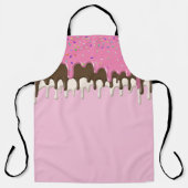 IJs crème roze frosting strooisel druppel Schort (Voorkant)