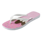 IJs crème roze frosting strooisel druppel Teenslippers (Schuin)