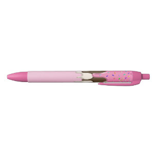 IJs crème roze frosting strooisel druppel Zwarte Inkt Pen