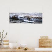 Ijs dat op water drijft Poster (Keuken)