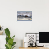 Ijs dat op water drijft Poster (Thuiskantoor)