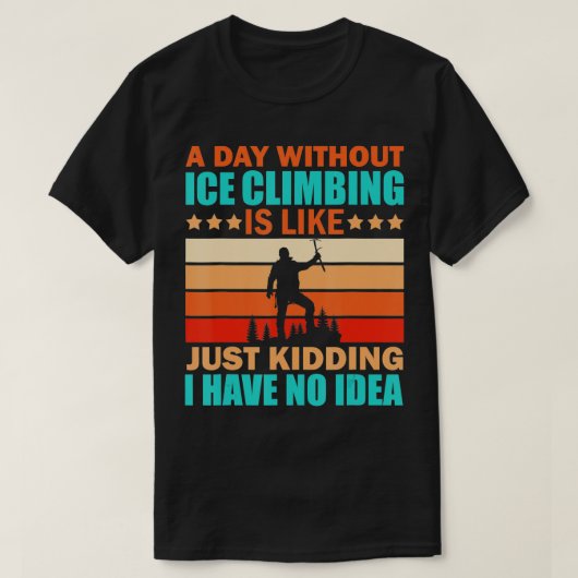 IJs die schimmels klimmen T-shirt (Design voorkant)