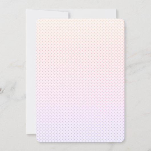 IJs, Donuts Sweets Leaves Baby shower Kaart (Achterkant)