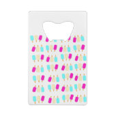 ijs drie kleuren creditkaart flessenopener (Achterkant)