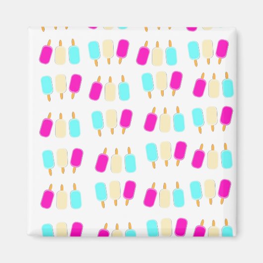 ijs drie kleuren magneet (Voorkant)