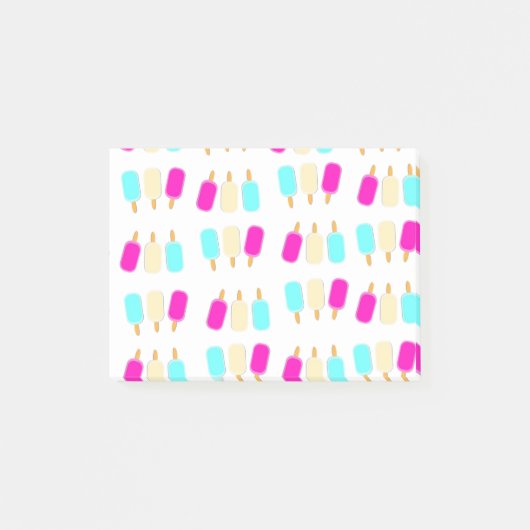 ijs drie kleuren post-it® notes (Voorkant)