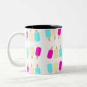 ijs drie kleuren tweekleurige koffiemok (Links)