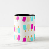 ijs drie kleuren tweekleurige koffiemok (Center)