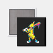 Ijs druppel grafisch grappige kleur spat ontwerp  magneet (Voorkant / Achterkant)
