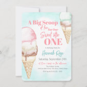 IJs eerste verjaardagsfeestje Kaart (Voorkant)