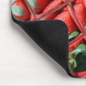 IJs en aardbeien mousepad Muismat (Hoek)