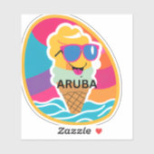 IJs en Aruba Sticker (Vel)