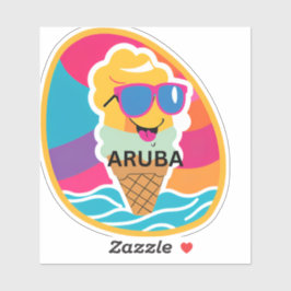 IJs en Aruba Sticker