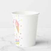 Ijs en Cake Sweet Sassy Zes 6e Verjaardag Papieren Bekers (Links)