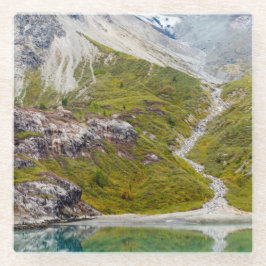 Ijs en Groen Glazen Onderzetter