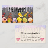 IJs en kegels | vruchten Klantenkaartje (Voorkant / Achterkant)