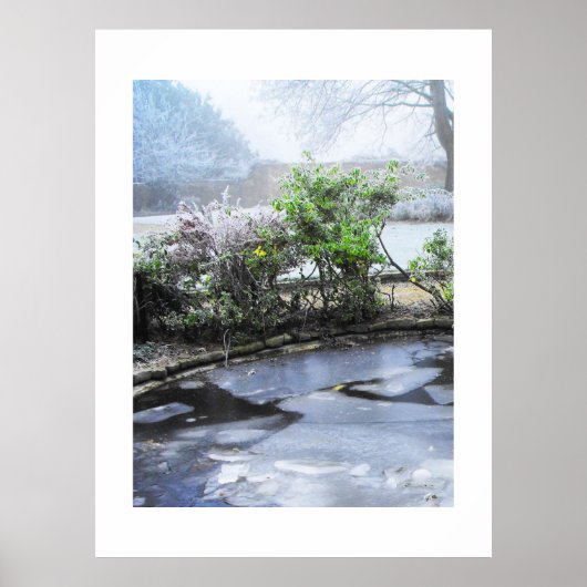 IJs en nevel Poster (Voorkant)