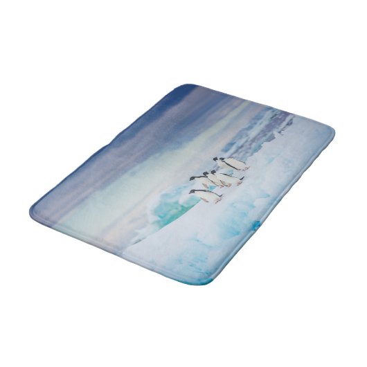 IJs en sneeuw | Adelie Penguins Antarctica Badmat (Gekanteld)