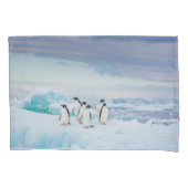 IJs en sneeuw | Adelie Penguins Antarctica Kussensloop (Voorkant)