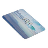 IJs en sneeuw | Adelie Penguins Antarctica Magneet (Rechterzijde)