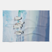 IJs en sneeuw | Adelie Penguins Antarctica Theedoek (Horizontaal)