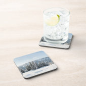 IJs en sneeuw | Allgäu Bavaria Duitsland Bier Onderzetter (Rechterzijde)