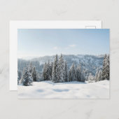 IJs en sneeuw | Allgäu Bavaria Duitsland Briefkaart (Voorkant / Achterkant)