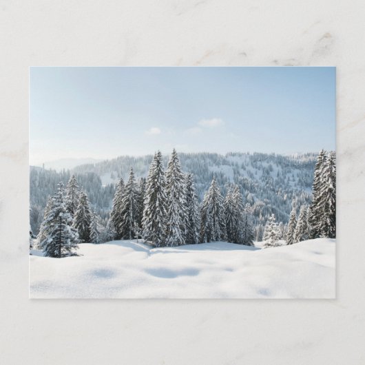 IJs en sneeuw | Allgäu Bavaria Duitsland Briefkaart (Voorkant)