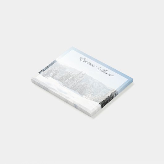 IJs en sneeuw | Allgäu Bavaria Duitsland Post-it® Notes (Schuin)