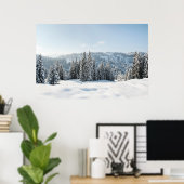 IJs en sneeuw | Allgäu Bavaria Duitsland Poster (Thuiskantoor)