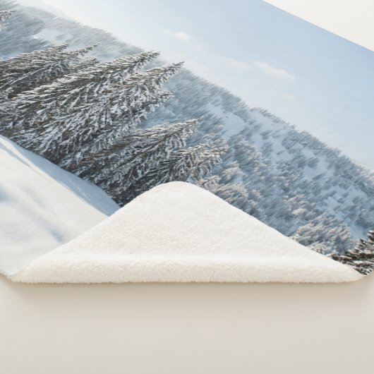 IJs en sneeuw | Allgäu Bavaria Duitsland Sherpa Deken (3/4)