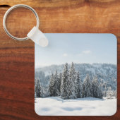 IJs en sneeuw | Allgäu Bavaria Duitsland Sleutelhanger (Voorkant)