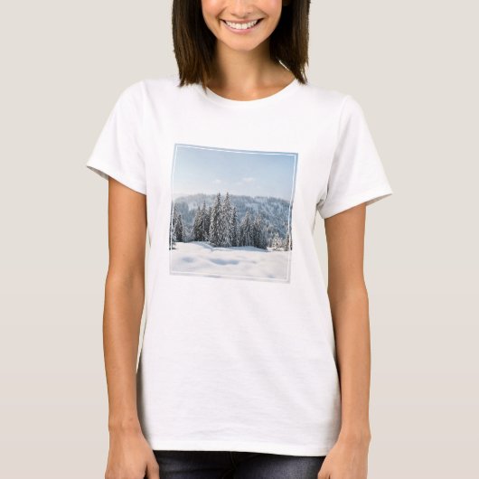 IJs en sneeuw | Allgäu Bavaria Duitsland T-shirt (Voorkant)