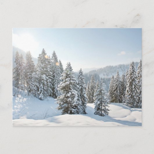IJs en sneeuw | Allgäu Bavaria Zuid-Duitsland Briefkaart (Voorkant)