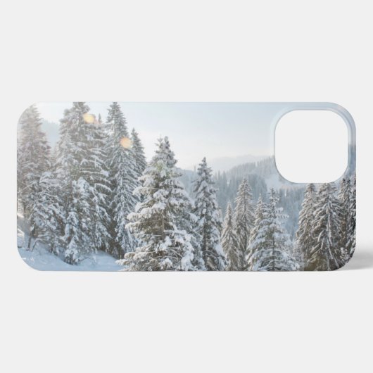 IJs en sneeuw | Allgäu Bavaria Zuid-Duitsland iPhone Hoesje (Achterkant horizontaal)