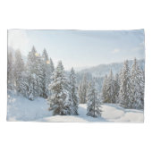 IJs en sneeuw | Allgäu Bavaria Zuid-Duitsland Kussensloop (Achterkant)
