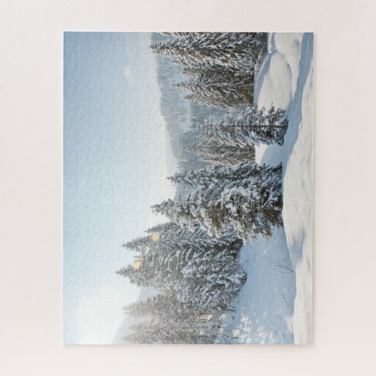 IJs en sneeuw | Allgäu Bavaria Zuid-Duitsland Legpuzzel (Verticaal)