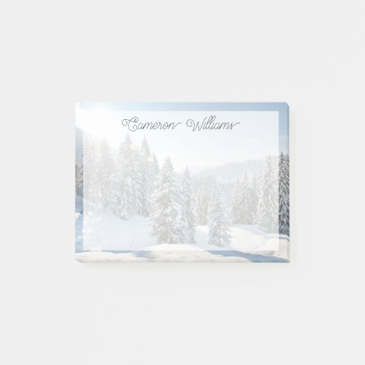 IJs en sneeuw | Allgäu Bavaria Zuid-Duitsland Post-it® Notes (Voorkant)