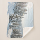 IJs en sneeuw | Allgäu Bavaria Zuid-Duitsland Sherpa Deken (Voorkant)