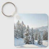 IJs en sneeuw | Allgäu Bavaria Zuid-Duitsland Sleutelhanger (Voorkant)