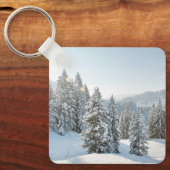IJs en sneeuw | Allgäu Bavaria Zuid-Duitsland Sleutelhanger (Voorkant)