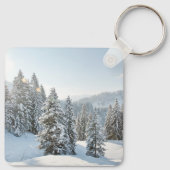 IJs en sneeuw | Allgäu Bavaria Zuid-Duitsland Sleutelhanger (Achterkant)