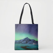 IJs en sneeuw | Aurora Borealis Milky Way IJsland Tote Bag (Voorkant)