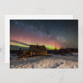 IJs en sneeuw | Aurora Polaris Murmansk, IJsland Bedankkaart (Voorkant / Achterkant)