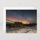 IJs en sneeuw | Aurora Polaris Murmansk, IJsland Briefkaart (Voorkant / Achterkant)