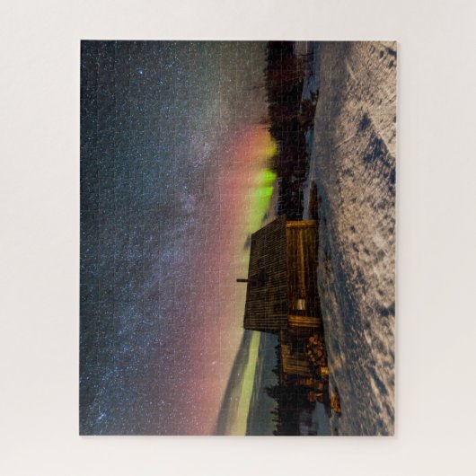 IJs en sneeuw | Aurora Polaris Murmansk, IJsland Legpuzzel (Verticaal)