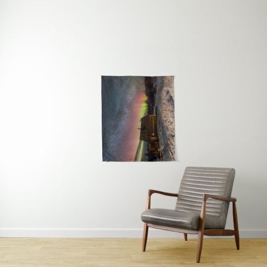 IJs en sneeuw | Aurora Polaris Murmansk, IJsland Wandkleed (In situ)