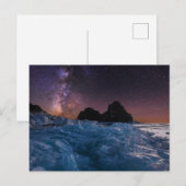 IJs en sneeuw | Baikal-meer, Siberië, Rusland Briefkaart (Voorkant / Achterkant)